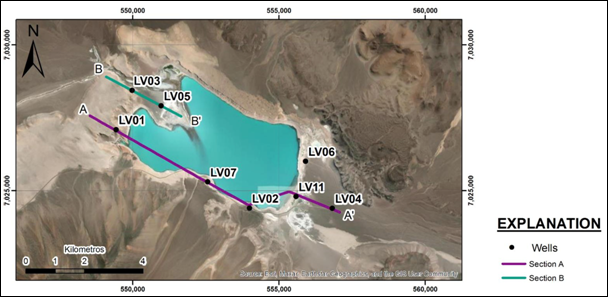 A map of a lake Description automatically generated